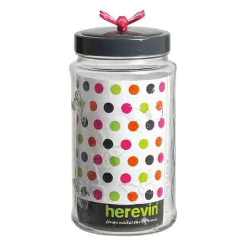 Kelebek Figürlü Cam Kavanoz Yeşil 1,7 L