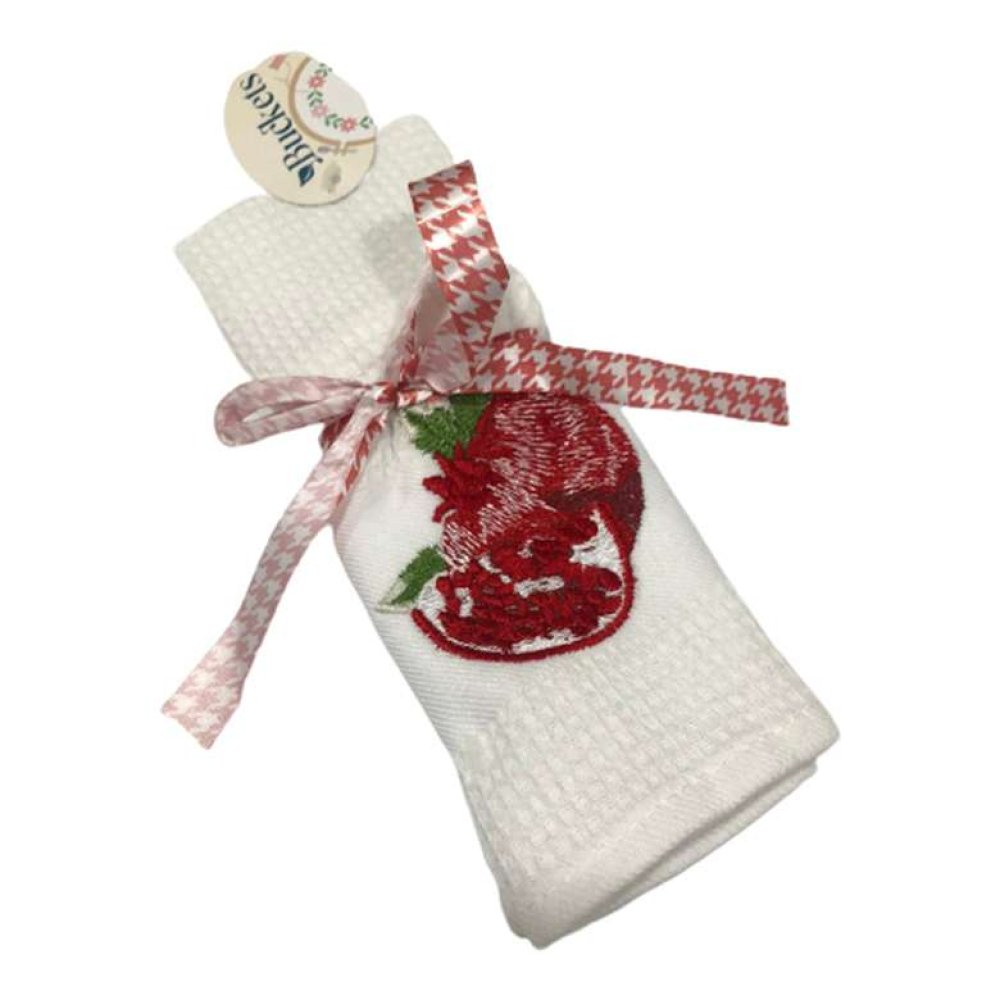 Nakışlı Mutfak Peçetesi 40x60 cm Kırmızı