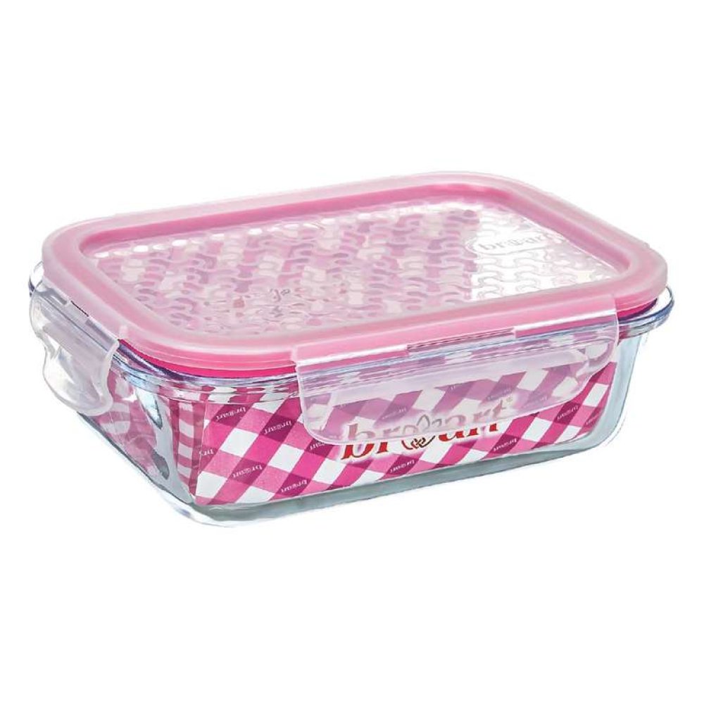 Broart Kilitli Saklama Kabı Borosilikat 1040 Ml