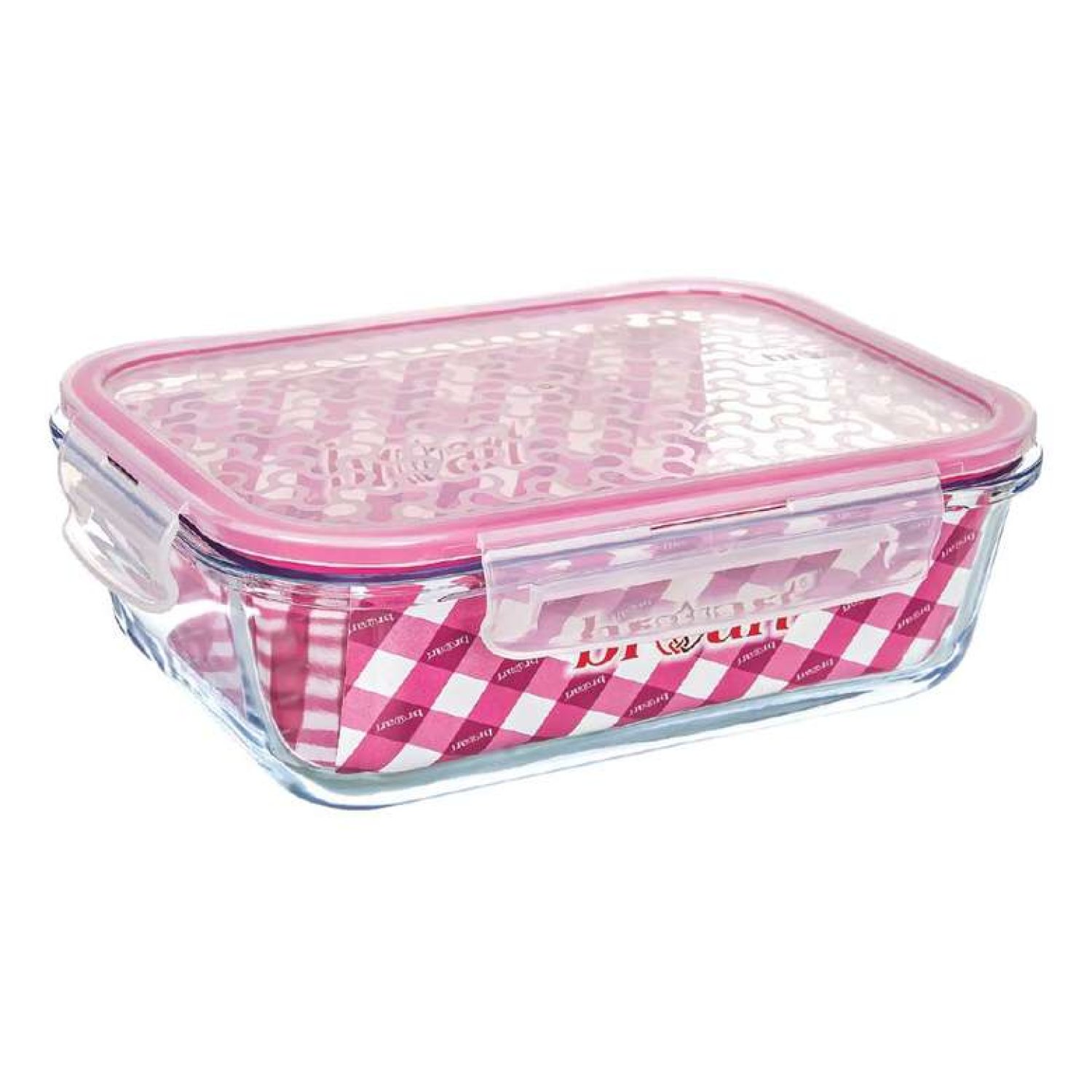 Broart Kilitli Saklama Kabı Borosilikat 640 Ml