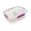 Plastik Kilitli Saklama Kabı 2,2 L - Mor