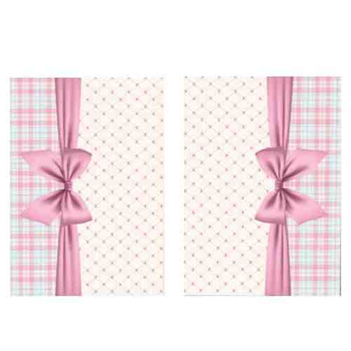 Amerikan Serivisi 2'li 35x45 Cm V, Pembe