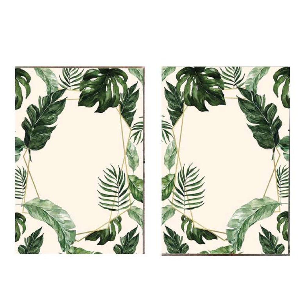 Amerikan Serivisi 2'li 35x45 Cm V, Yeşil