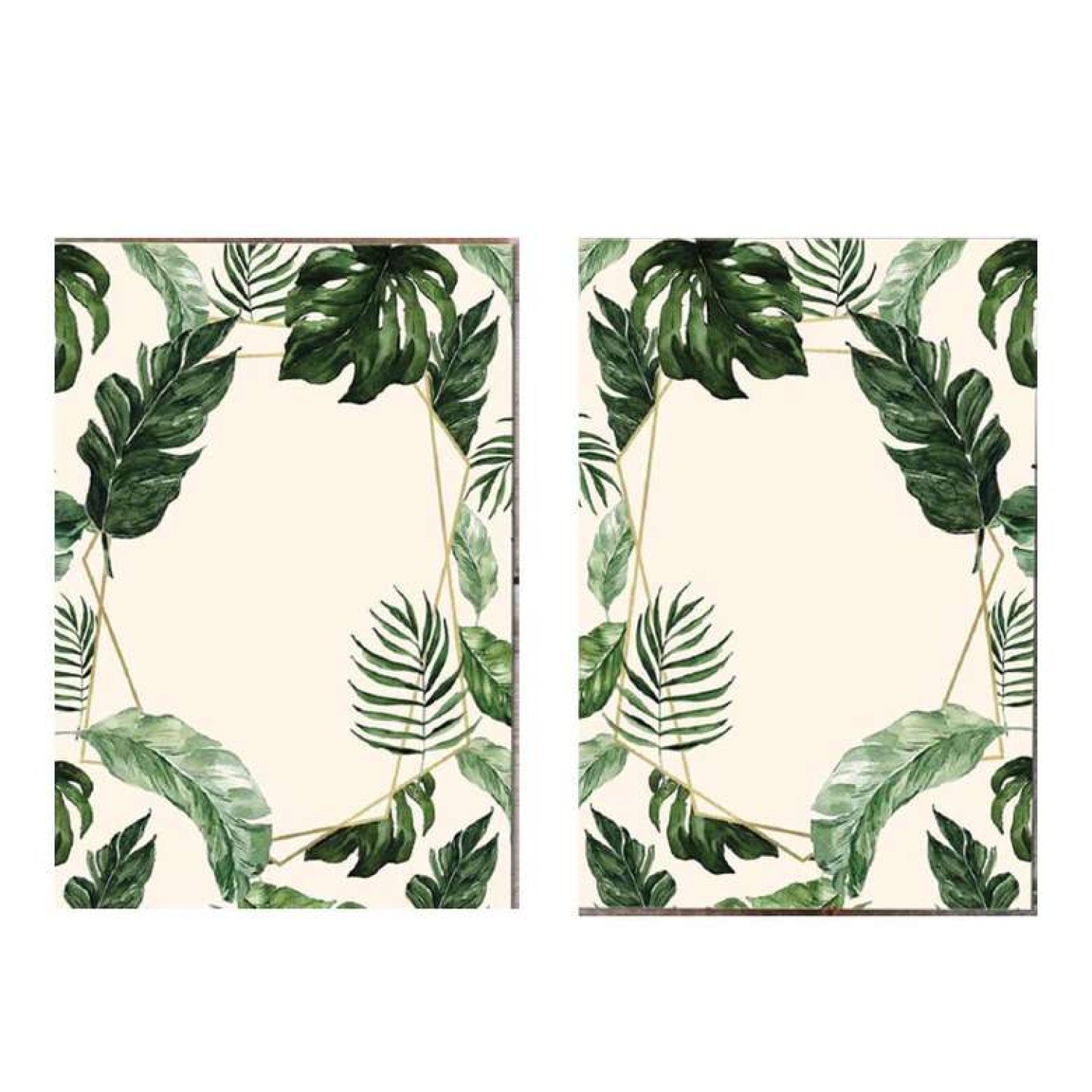 Amerikan Serivisi 2'li 35x45 Cm V, Yeşil