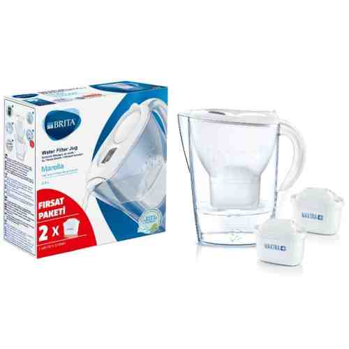 Brita Marella Cool 2 Filtreli Su Arıtma Sürahisi  2,4 L  Beyaz