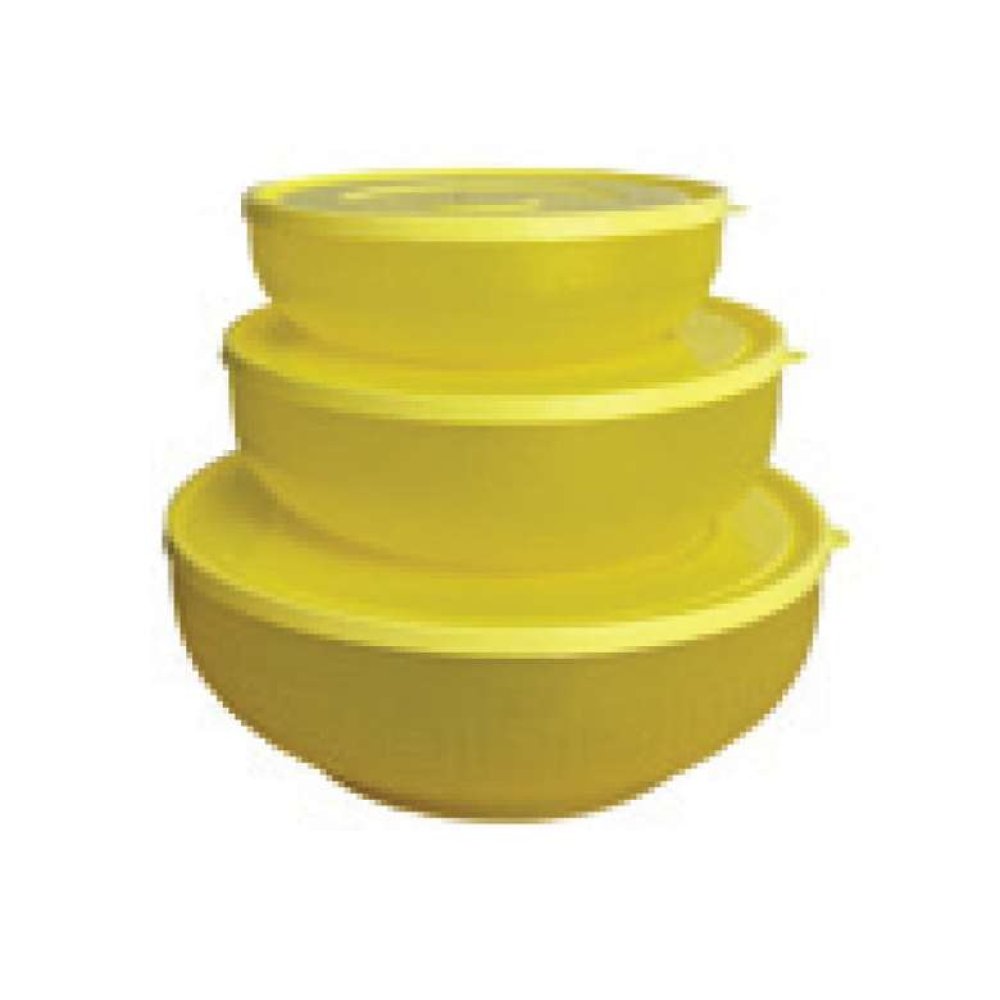 Antik Kase Seti 3'lü Sarı