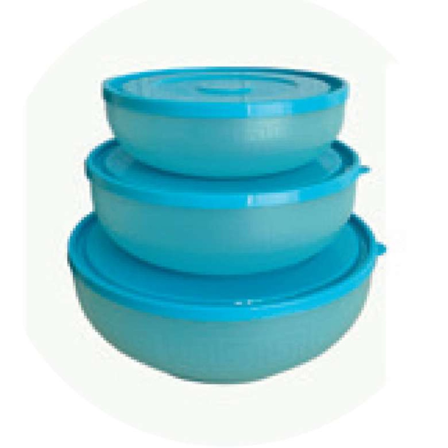 Antik Kase Seti 3'lü Turkuaz