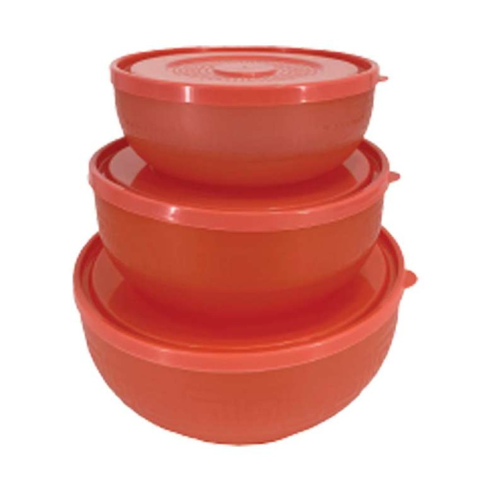 Antik Kase Seti 3'lü Turuncu