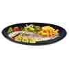 Arcopal Oval Servis Tabağı Siyah 33 Cm