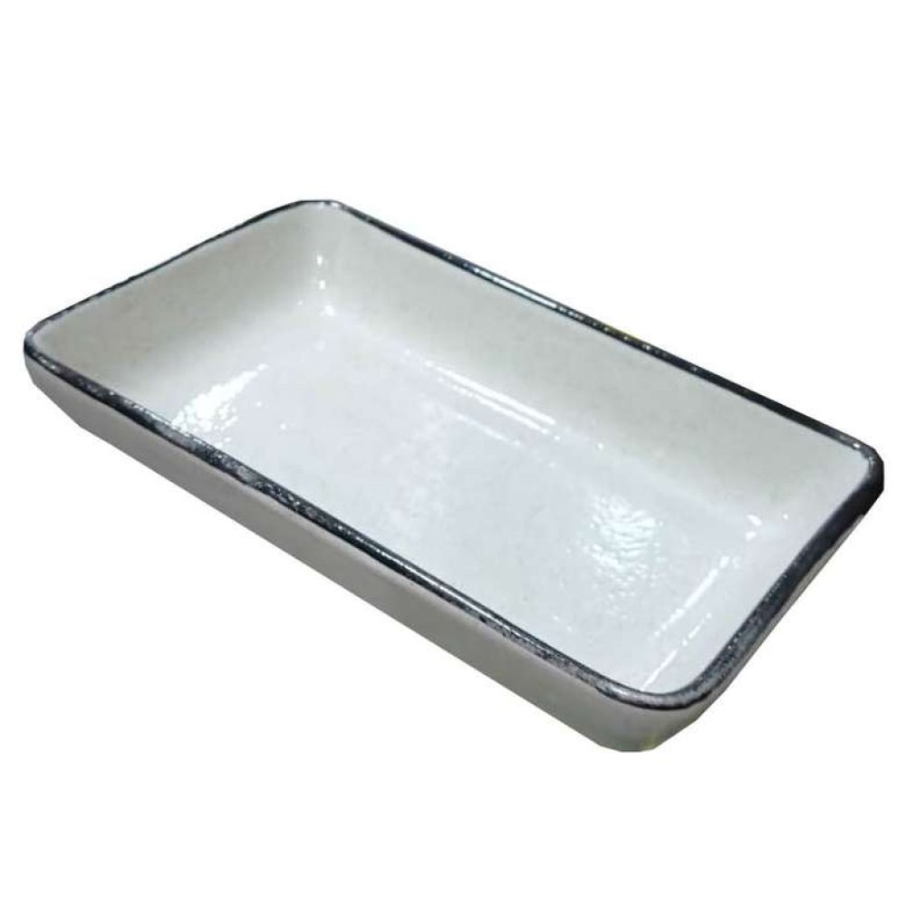 Karin Desenli Sunum Tabak - Siyah