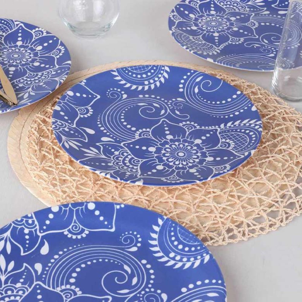 Keramika Blue Clove Servis Tabağı 26 Cm 6 Adet