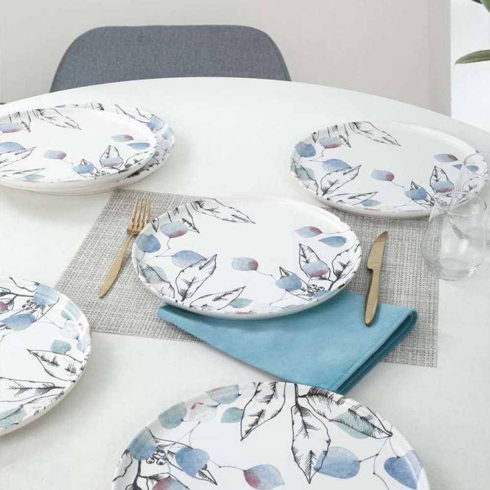 Keramika Blue Spring Nordic Servis Tabağı 28 cm 6 Adet