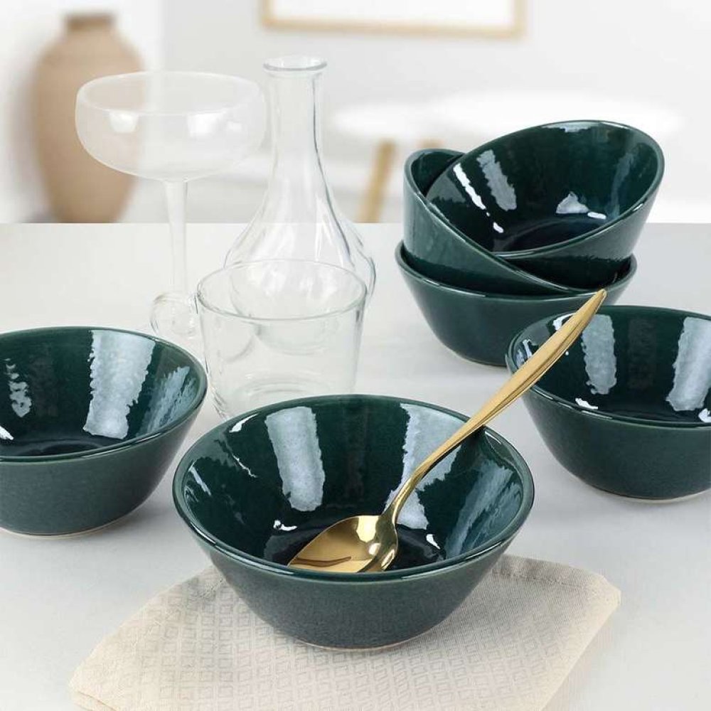 Keramika Luster Mavi Hitit Çorba Kasesi 14 Cm 6 Adet