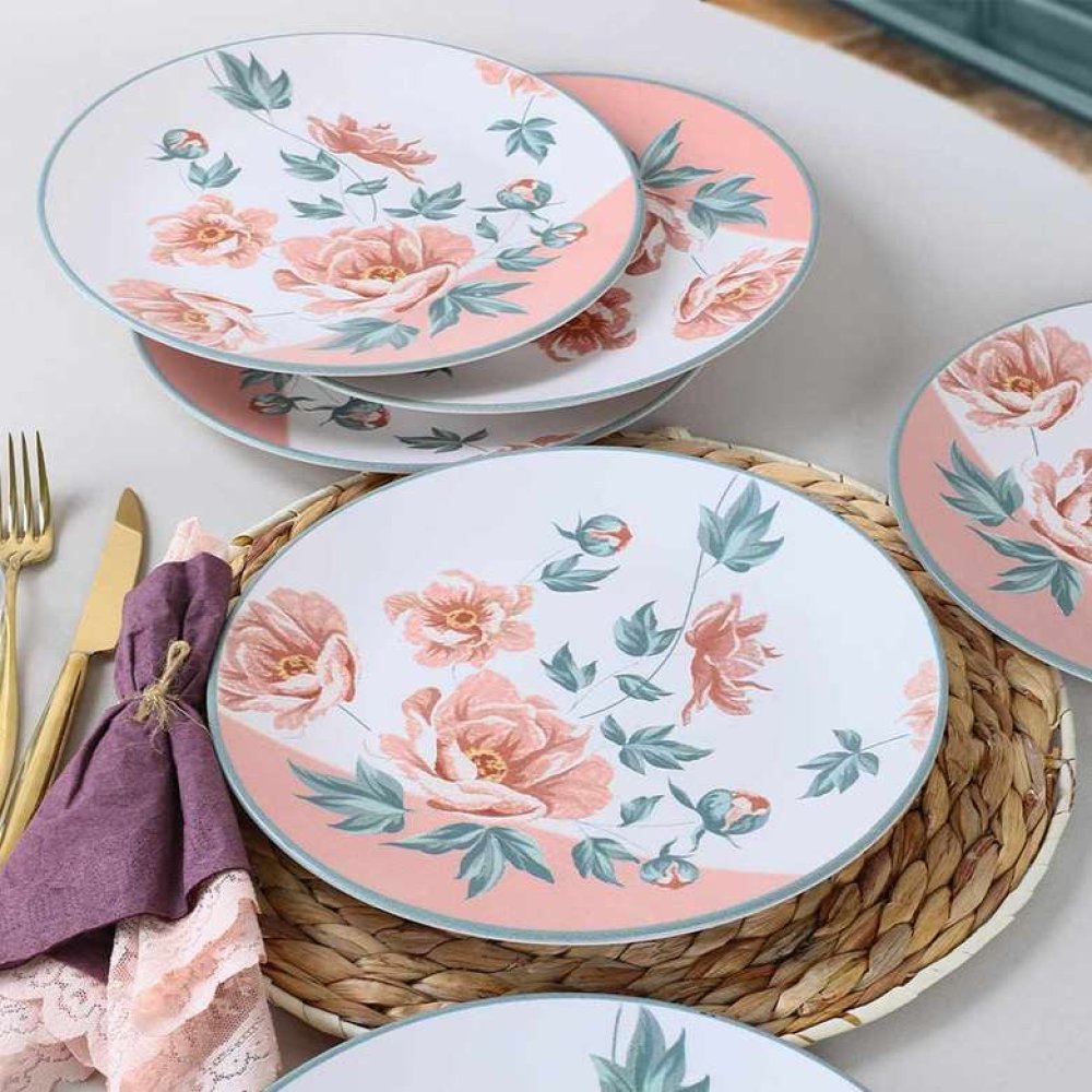 Keramika Rosetta Servis Tabağı 25 cm 6 adet