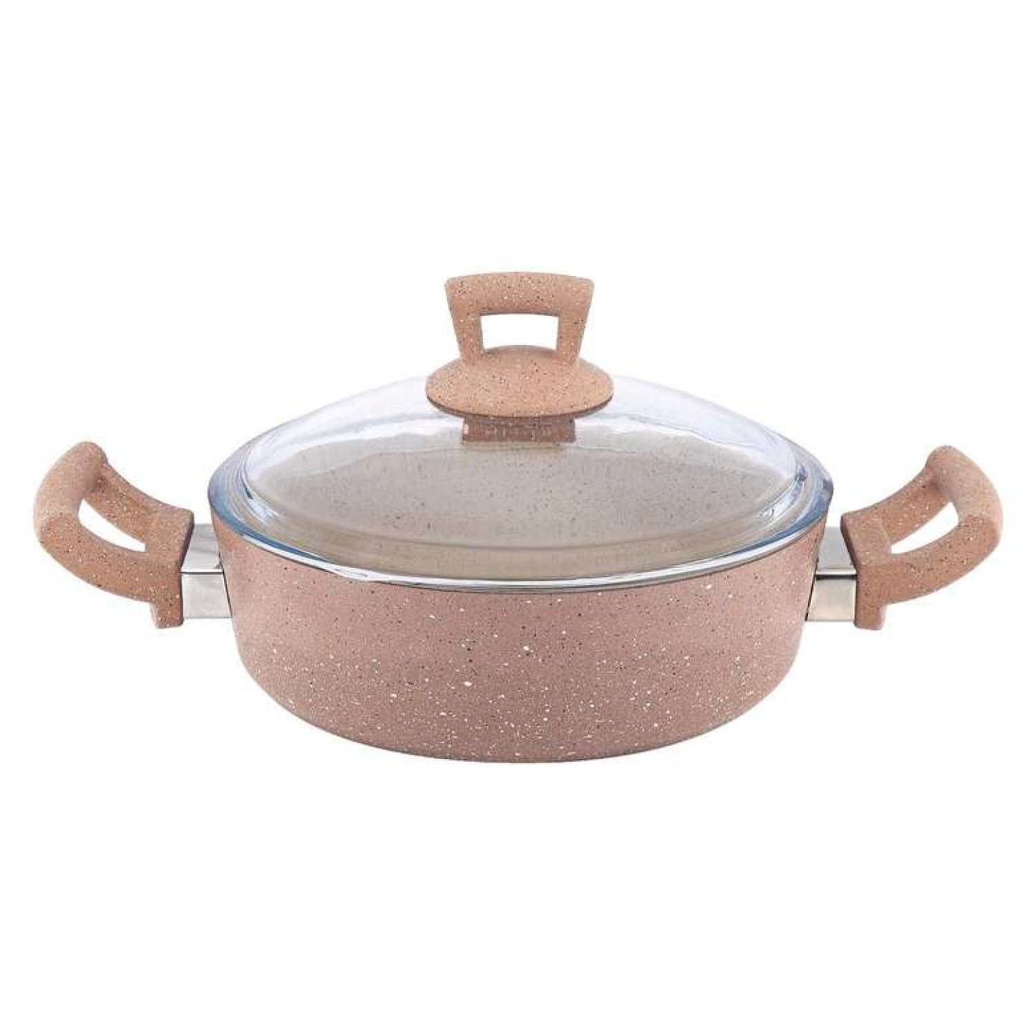 Hascevher Ezme Granit Karnıyarık Tencere 26 cm  Kahve