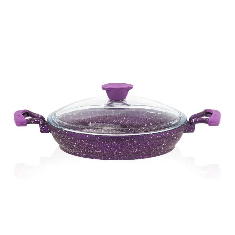 Taç Aksu Granit Döküm Sahan Kapaklı 22 Cm