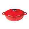 Lava Döküm Basık Tencere Kırmızı 28 cm