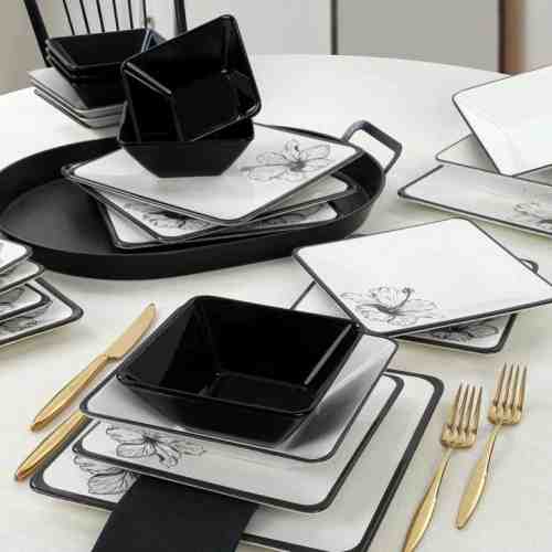 Keramika Lotus Yemek Takımı 24 parça 6 kişilik