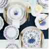 Keramika Peacock Yemek Takımı 24 Parça 6 Kişilik