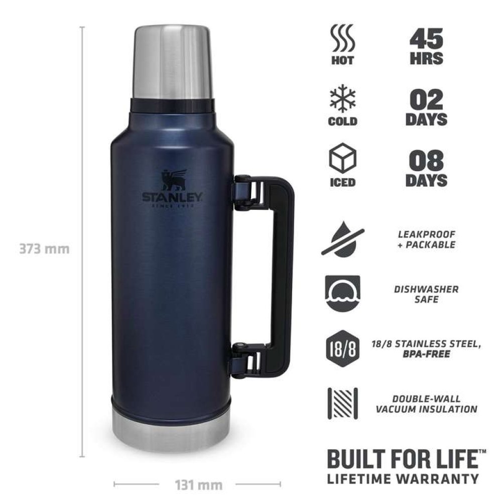 Stanley Klasik Termos 1,9 L Lacivert