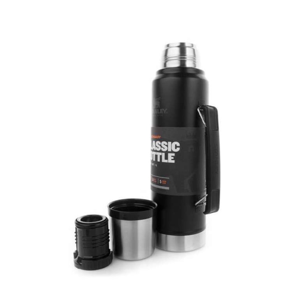 Stanley Klasik Vakumlu Çelik Termos 1 L Siyah