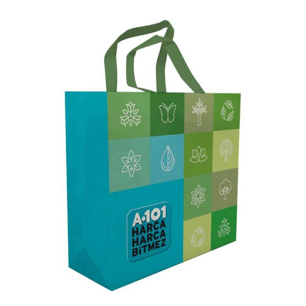 Alışveriş Çantası 40x39x15 Cm Mavi