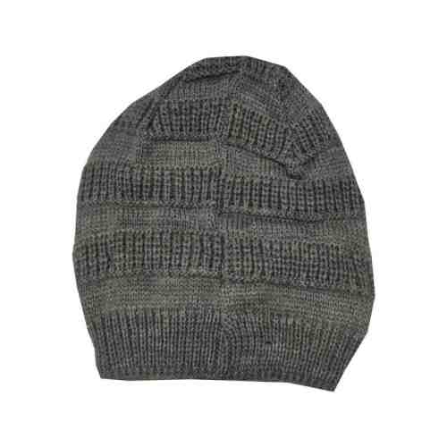 Baskılı Erkek Bere Gri