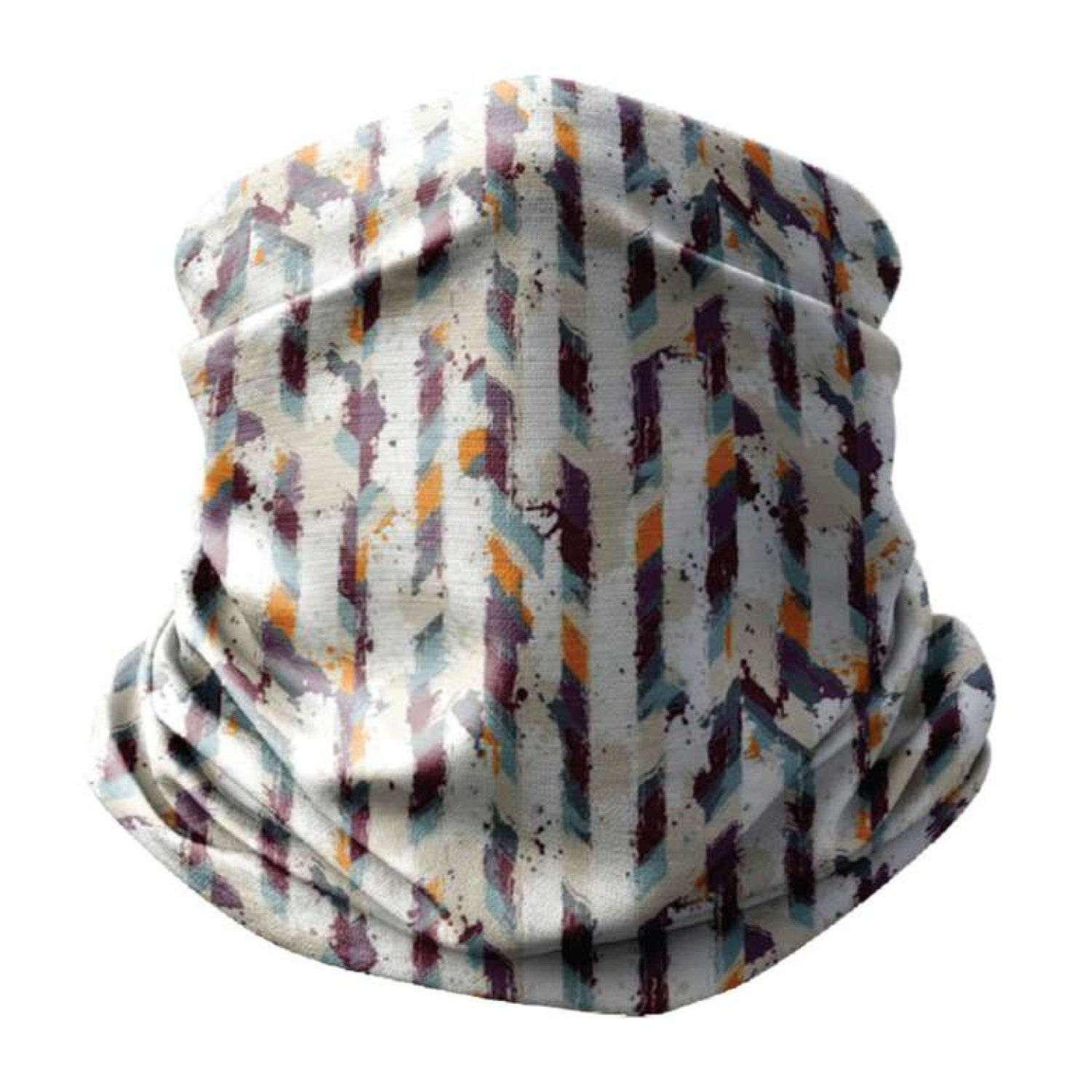 Bandana/Boyunluk Beyaz Mor