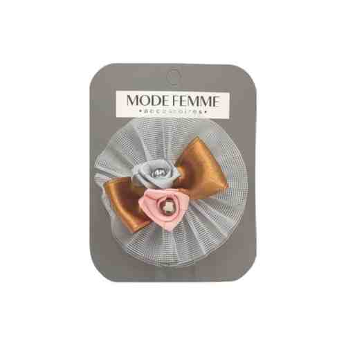 Çiçekli Kumaş Toka Gri Kırmızı