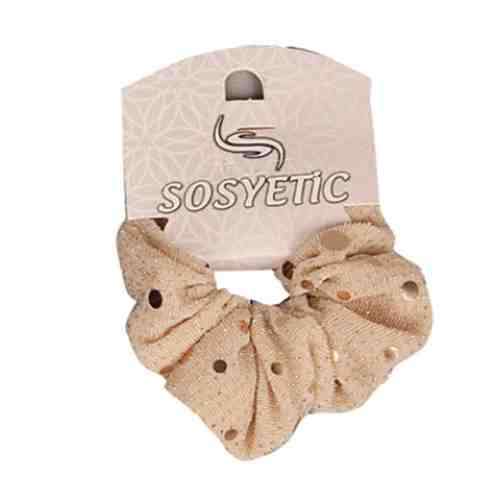 Kadife ve Mandal Toka Açık Bej