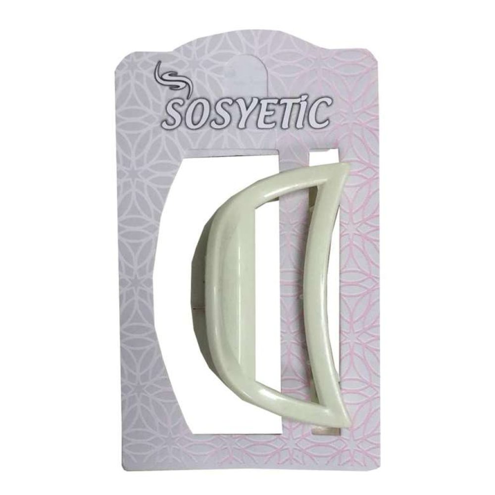 Kadife ve Mandal Toka Kirli Beyaz