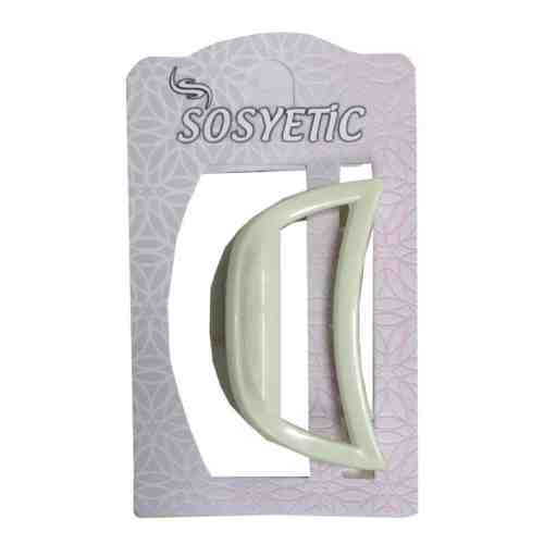 Kadife ve Mandal Toka Kirli Beyaz