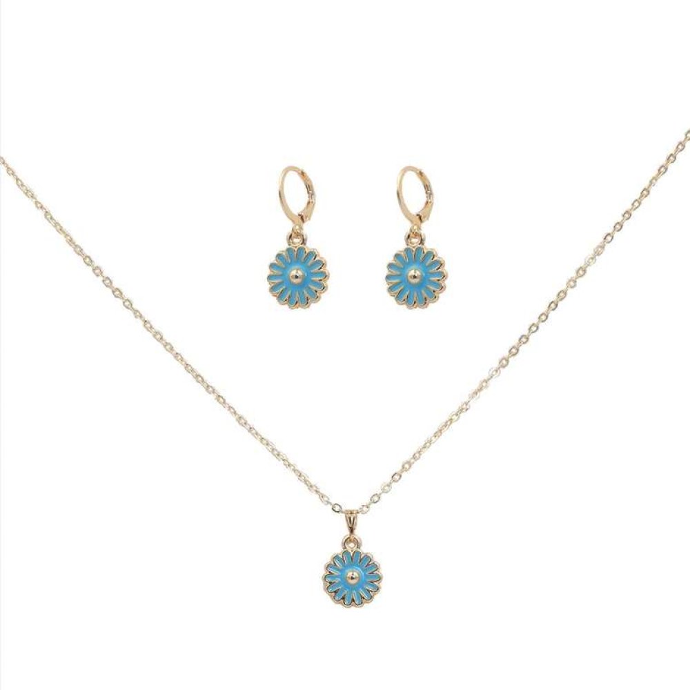 Kolye Ve Küpe Set Çeşitleri Mavi