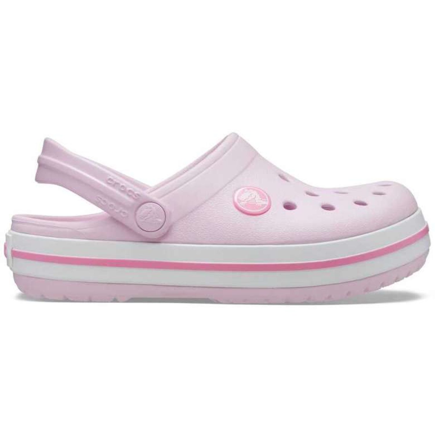Crocs Çocuk Terlik - Pembe-Beyaz, 32-33
