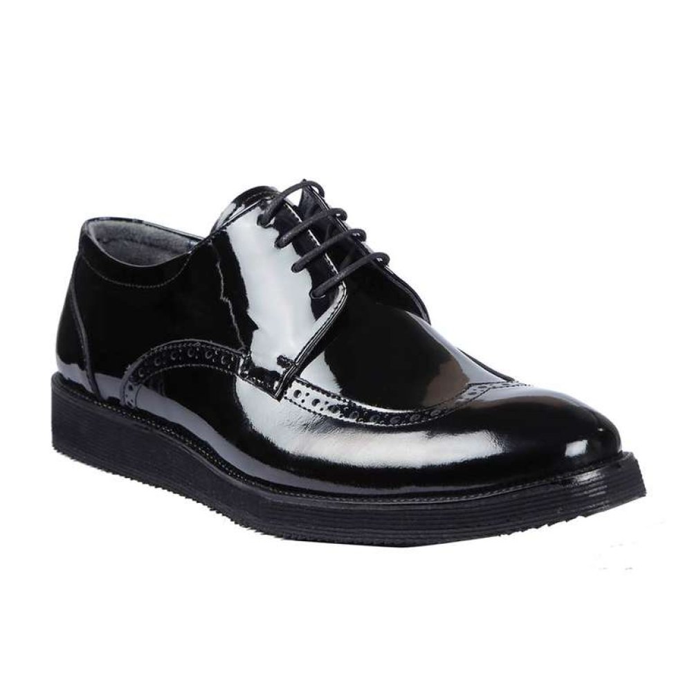 Elegante Vivaro Vernice Erkek Ayakkabı Siyah