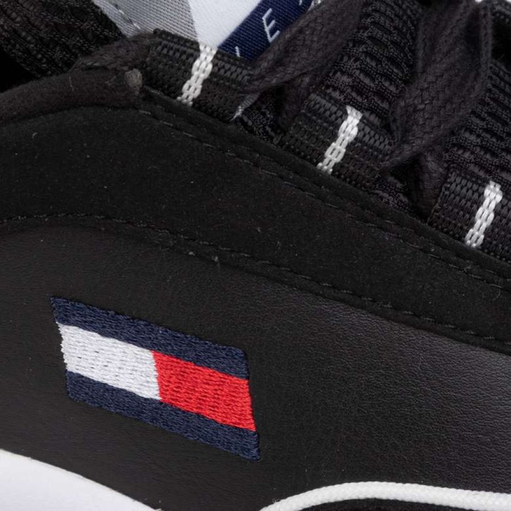 Tommy Hilfiger EM0EM00391-BDS Erkek Ayakkabı Siyah
