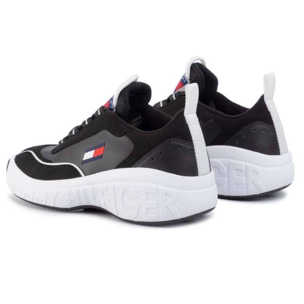 Tommy Hilfiger EM0EM00391-BDS Erkek Ayakkabı Siyah