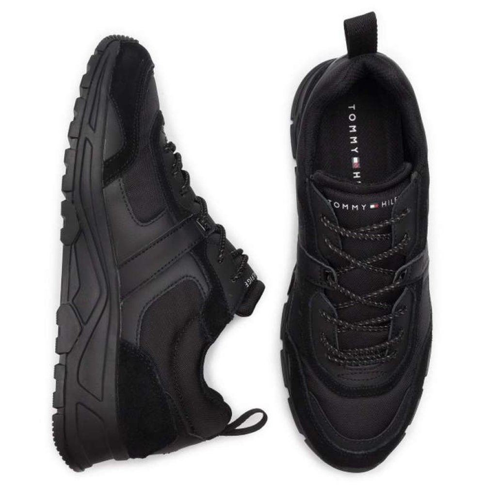 Tommy Hilfiger FM0FM02389-990 Erkek Ayakkabı Siyah