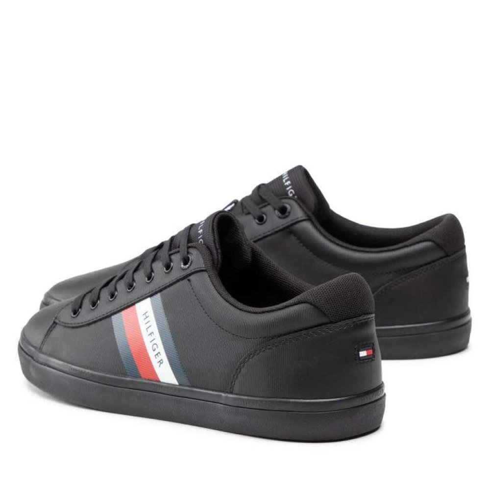 Tommy Hilfiger FM0FM03722-BDS Erkek Ayakkabı Siyah