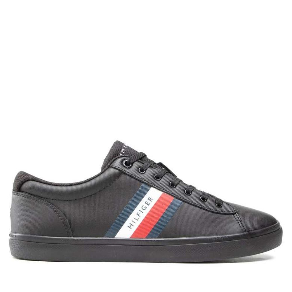 Tommy Hilfiger FM0FM03722-BDS Erkek Ayakkabı Siyah