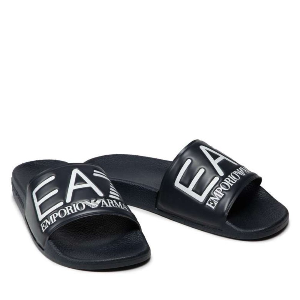 Emporio Armani XCP001 X Erkek Terlik Koyu Lacivert