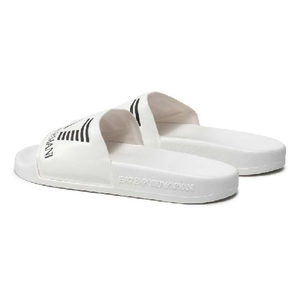 Emporio Armani XCP001-XCC22-00001 Erkek Terlik Beyaz