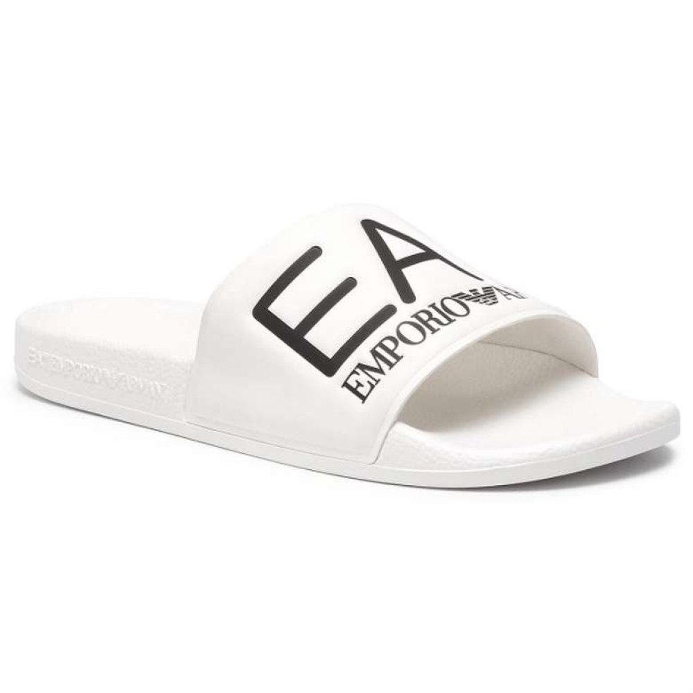 Emporio Armani XCP001-XCC22-00001 Erkek Terlik Beyaz