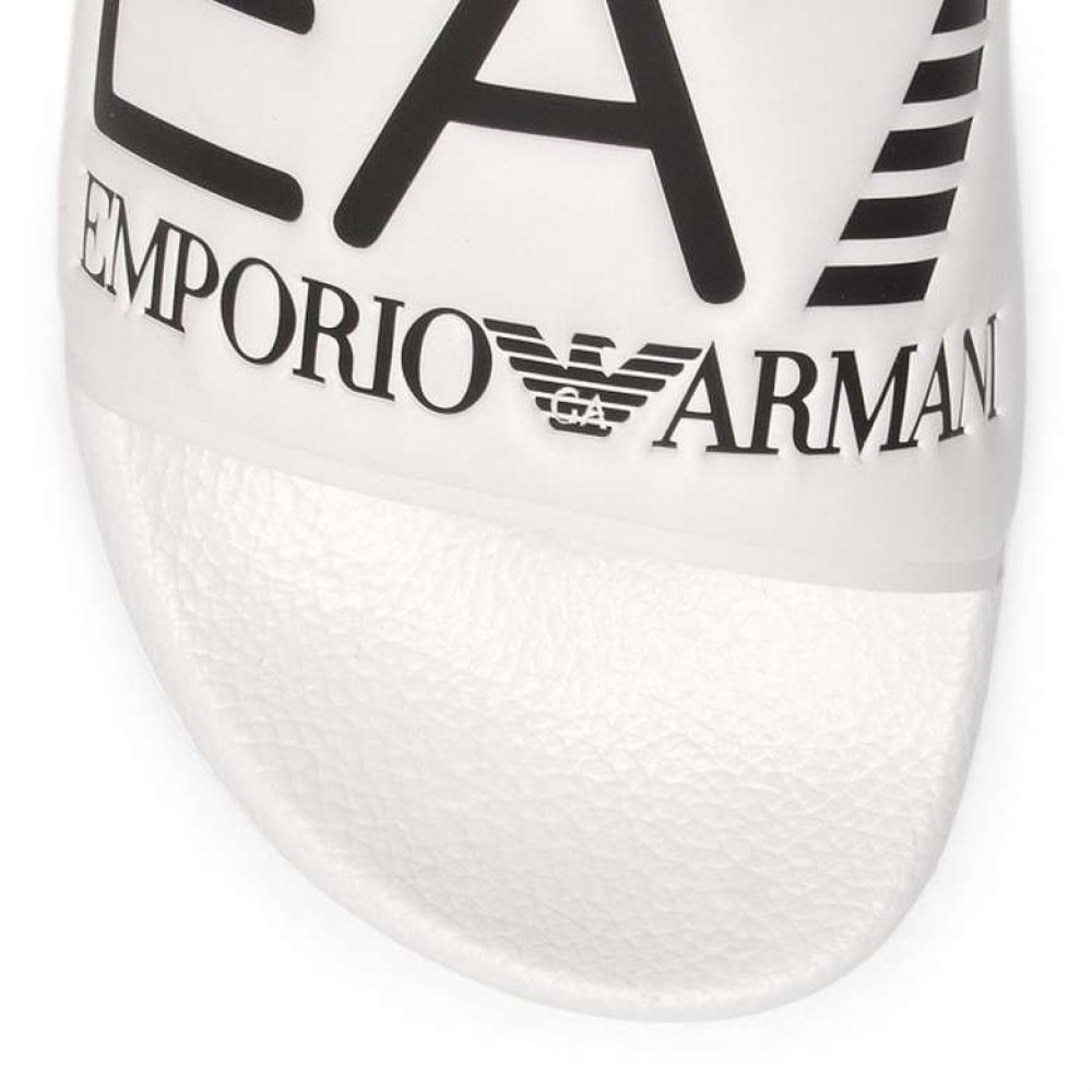 Emporio Armani XCP001-XCC22-00001 Erkek Terlik Beyaz