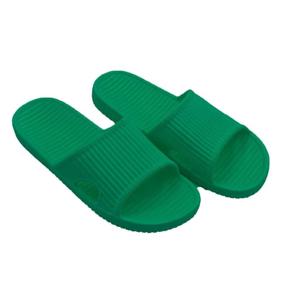 Erkek Çizgili Sauna Terlik Koyu Yeşil