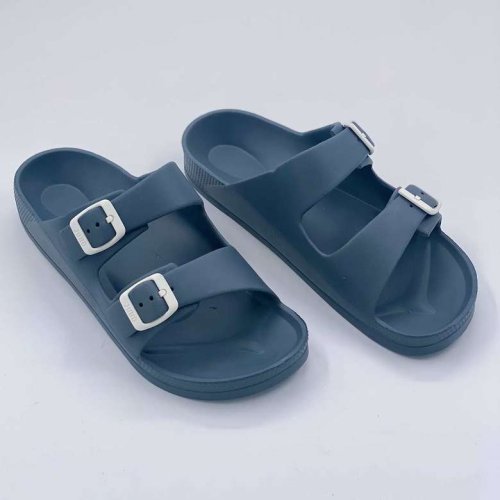 Juno Erkek Çift Tokalı Terlik Lacivert