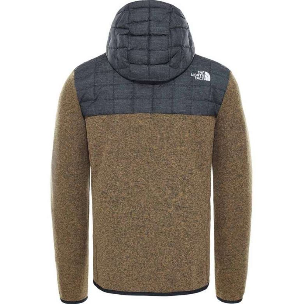 The Noth Face Hybrid Thermaball Erkek Ceket Mont Kahve