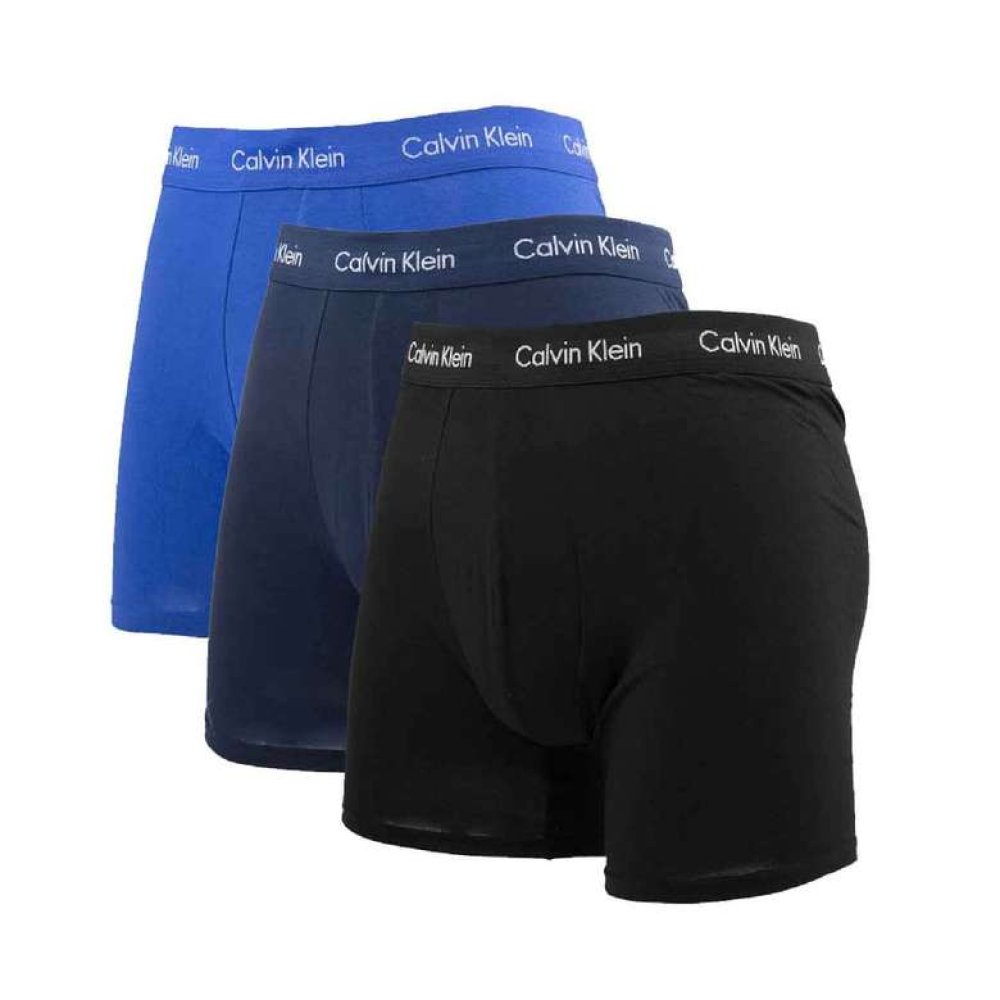 Calvin Klein NB1770A-4KU 3'lü  Erkek Boxer Renkli