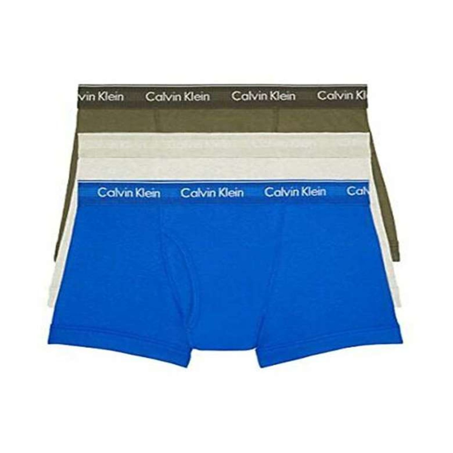Calvin Klein  NB4002-908 Erkek Boxer 3'lü Çok Renkli