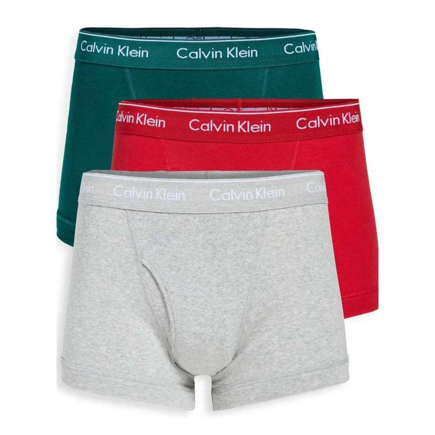 Calvin Klein  NB4002-939 Erkek Boxer 3'lü Çok Renkli